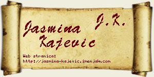 Jasmina Kajević vizit kartica